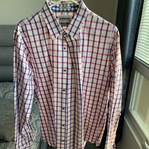 Express casual dress shirt pattern print